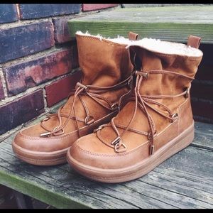 Fur Lined Boots-NWOT